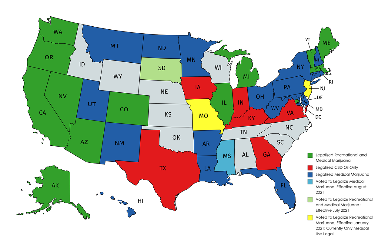 States Where Legal