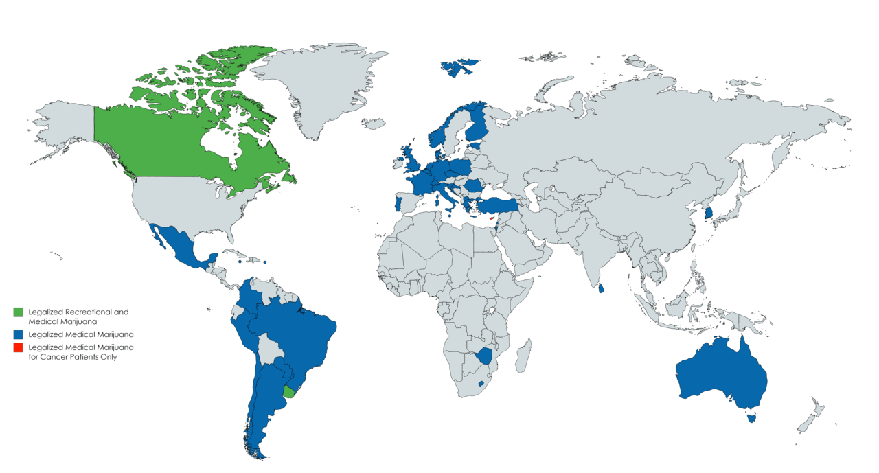 Countries Where Legal
